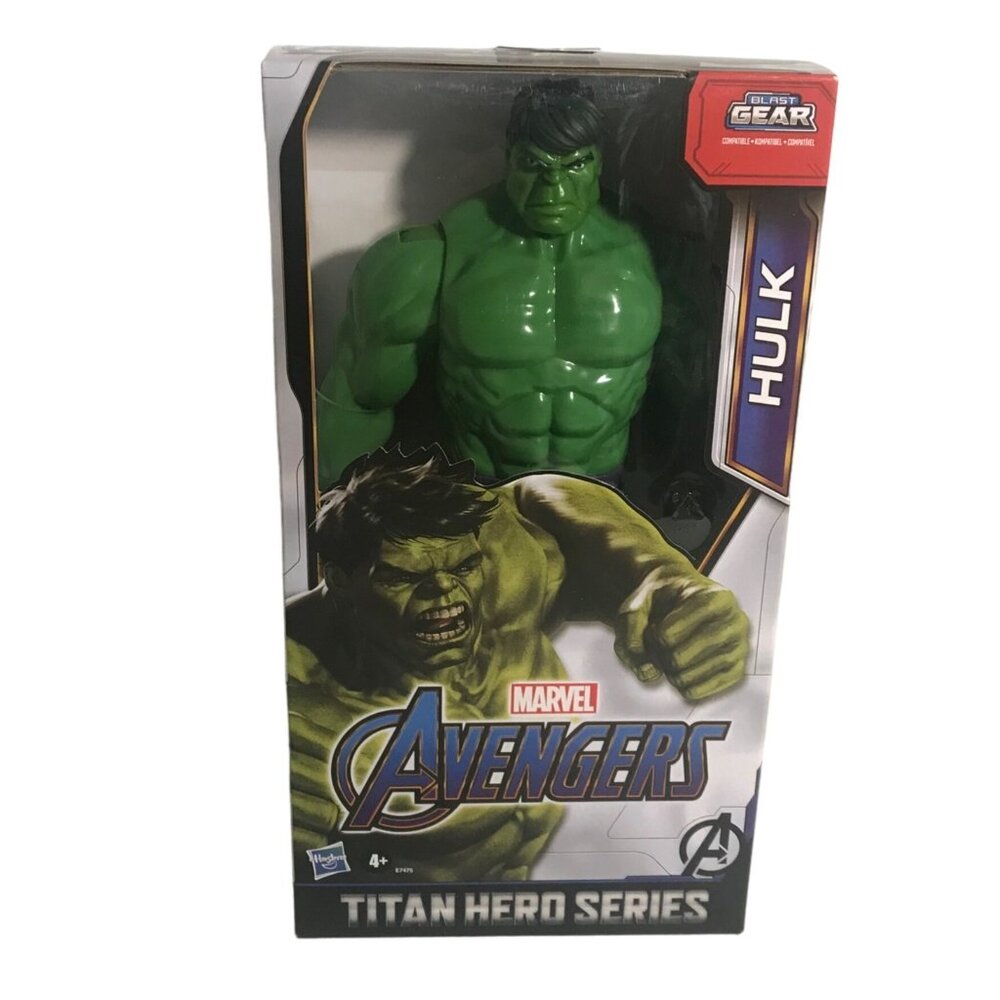 Marvel Avengers Titan Hero Series Hulk Action Figure 12" Blast Gear Compatible